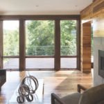 Andersen 400 Series Awning and Picture Windows with Stained Pine Interiors and Traditional Folding Hardware in Stone Finish.
New Construction - Sustainable 9
Modern Home Style
Edina, MN
